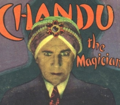 chandu Chandu the magician wearing goofy hat.