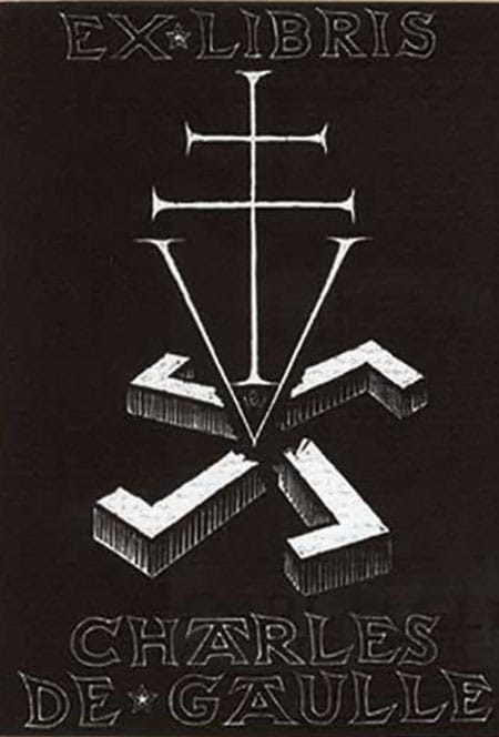 A bookplate by Charles Degaulle.