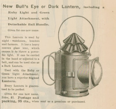 Introducing the revolutionary Bull's-Eye Lantern - a true Manvotional illumination companion.