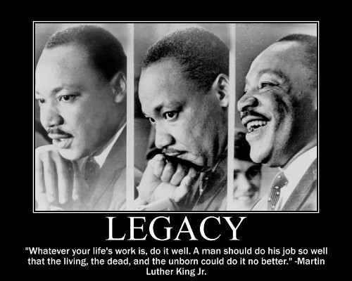 mlk life A motivational quote about legacy by Martin Luther.